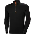 HH Workwear Lifa merino undertrøje halfzip sort