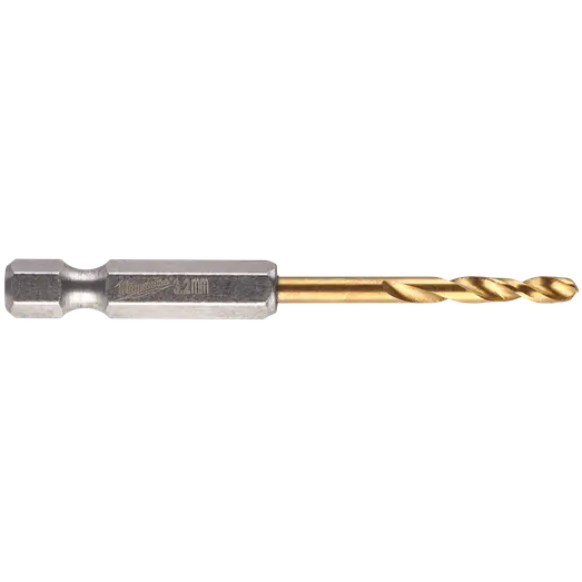 Milwaukee Red Hex shockwave™ HSS-Tin metalbor 3,2 mm