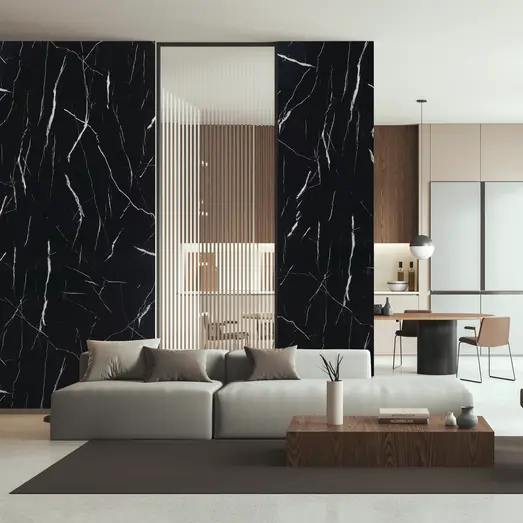Fibrotech SPC vægpanel 4x1000x2600 mm black marble