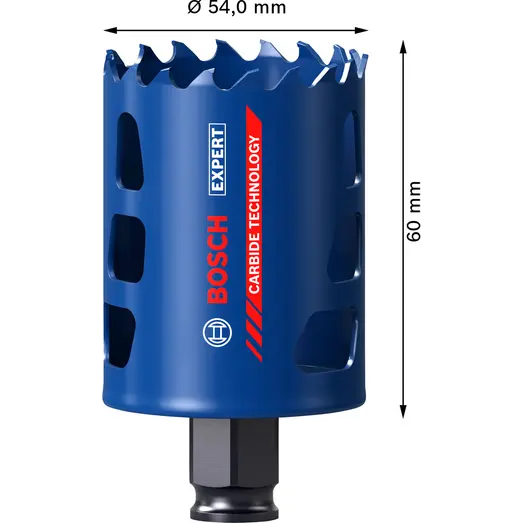 Bosch EXPERT Multi Material Power Change Plus hulsav, 54x60 mm