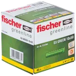 Fischer SX Green dyvel m/krave 10x50 mm