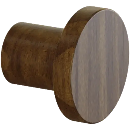 Scanbad Natura knopgreb 4 cm valnød