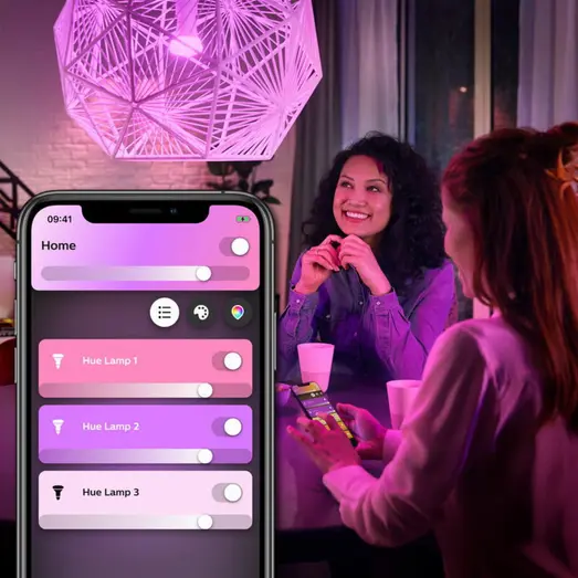 Philips Hue White and color ambiance pære E27 LED