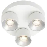 Nordlux Pitcher 3-rondel spotlight GU10 hvid