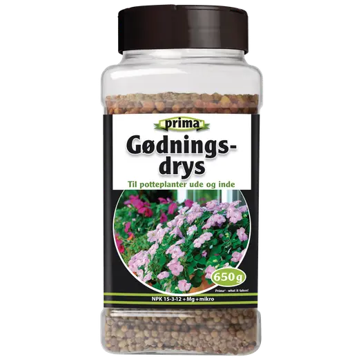 Prima gødningsdrys 650 g.