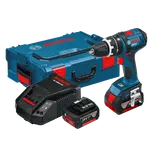 Bosch akku slagboremaskine GSB 18 V-LI DY 2x4,0Ah L-Boxx