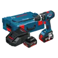 Bosch akku slagboremaskine GSB 18 V-LI DY 2x4,0Ah L-Boxx