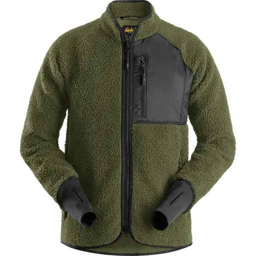 Snickers Workwear pile jakke khaki/ sort