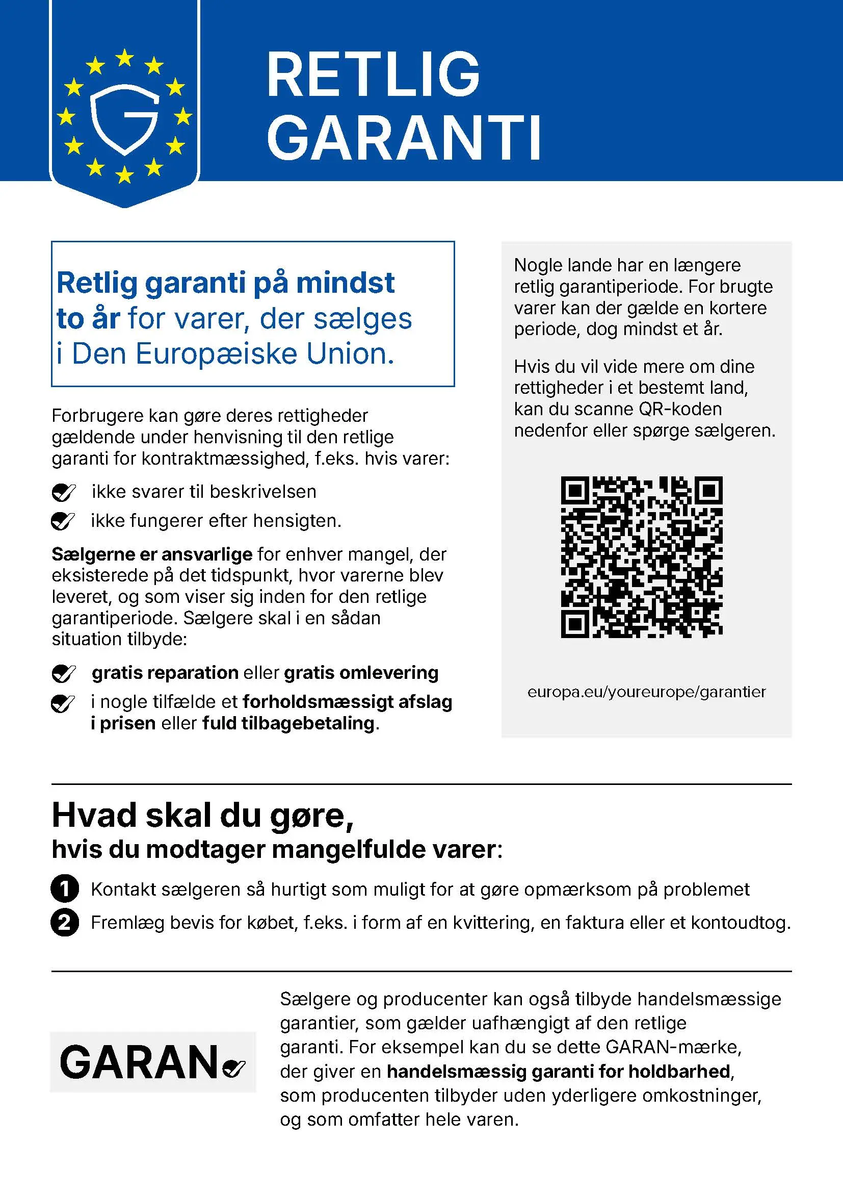 Retlig garanti