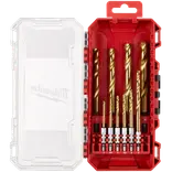 Milwaukee chockwave™ HSS-G-TIN metalborsæt 10 bor
