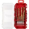 Milwaukee chockwave™ HSS-G-TIN metalborsæt 10 bor