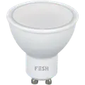 FESH LED spot multicolur GU10 5W Ø50 mm hvid 3 pak