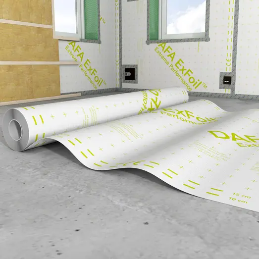 Dafa armeret ExFoil dampspærre 2,15x46,5 m hvid