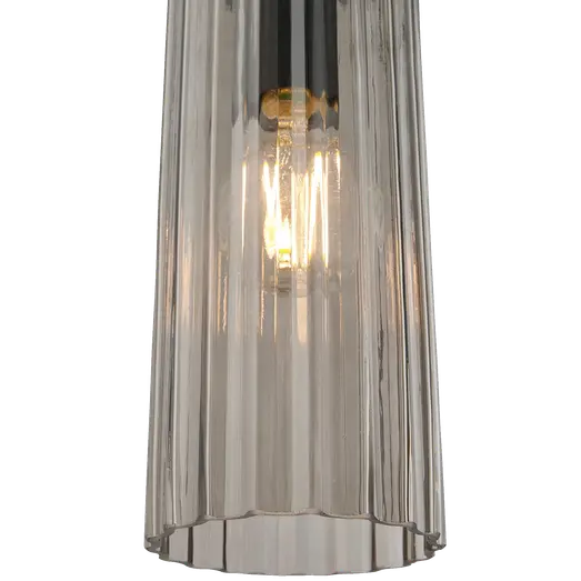 Nordlux Miella pendel E27 røgfarvet