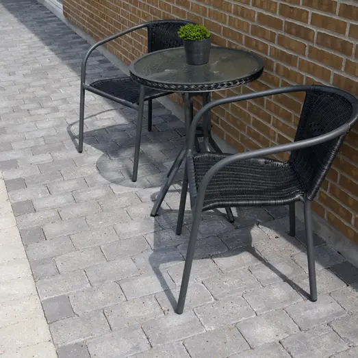 IBF Holmegaardsten®, halve, 14x10,5x5,5 cm, antracit