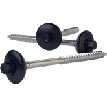 Swisspearl 100 tagskrue m/EDPM skive 6x100 mm sortblå 100 stk.