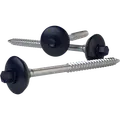 Swisspearl 100 tagskrue m/EDPM skive 6x100 mm sortblå 100 stk.