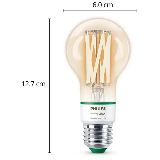 Philips Smart LED Ultra Efficient pære E27 4,3W A60 justerbar hvid