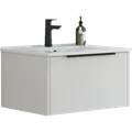 Scanbad NOW vaskeskab m/én skuffe 33,8x45,5 mat sand glat front