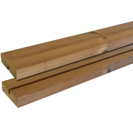 PLUS Café plankebænk 127 cm ThermoWood®