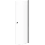 Scanbad brusedør E - halvrund klart glas, model 80