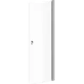 Scanbad brusedør E - halvrund klart glas, model 80