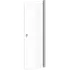 Scanbad brusedør E - halvrund klart glas, model 80
