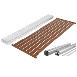 Kirkedal Alu Design Panel 635x1800 mm hardwood startsæt