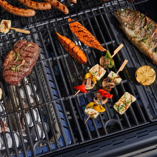 Char-Broil Gas2Coal Special Edition 4 - hybridgrill (gasgrill/kulgrill) med 4 brændere