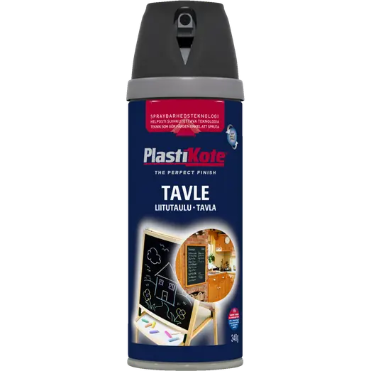 Plasti-Kote tavle lak sort 400 ml