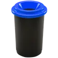 Affaldsspand eco 50 liter, blå låg