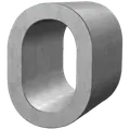 Roliba oval wirelås aluminium 3x11 mm 10 stk.