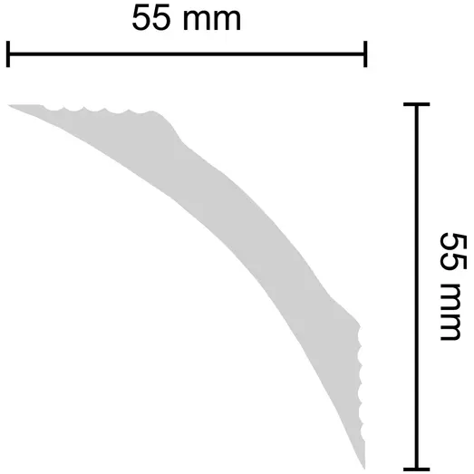 Decosa Stukliste B9 - 55x55mm x 150cm