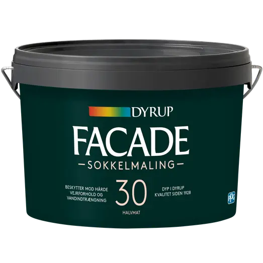 Dyrup sokkelmaling hvid 2,25 L