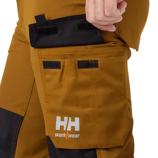 HH Workwear Oxford 4X HH Connect™ arbejdsbukser brun/sort