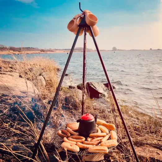 Bon-Fire basis bålsæt med BBQ-pande