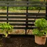 Halls integreret foldbart lamelbord sort t/QUBE Lean-to 6