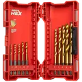 Milwaukee HSS-G Tin metalbor 10 dele