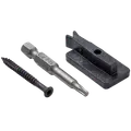 Wimex Royal preload bort-clips sort , inkl. skrue 45 mmbort t-clips bred 23 mm , 100 stk pr kasse