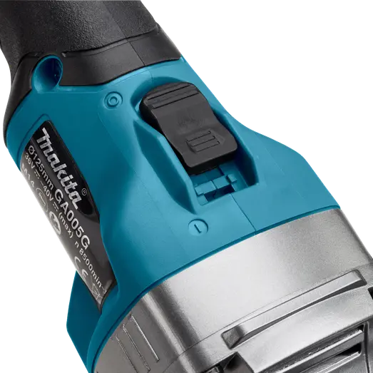 Makita GA005GM201 XGT 40V vinkelsliber 4.0 Ah batteri og lader