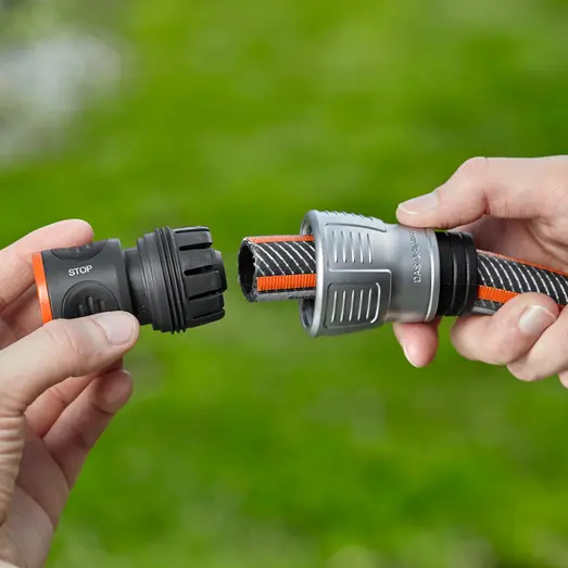 Gardena Premium slangekobling m/vandstop 3/4" sb kort