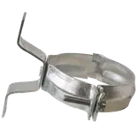 Plastmo Retro rørholder t/træ Galvaniseret