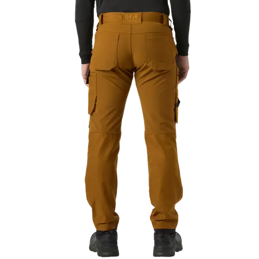 HH Workwear Oxford 4X HH Connect™ arbejdsbukser brun/sort