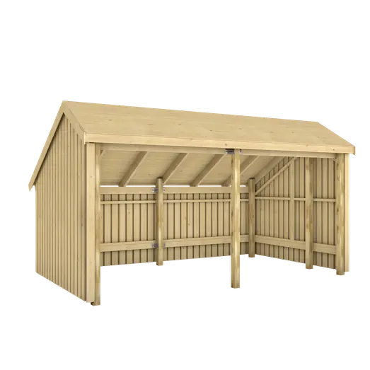 Plus Multi havehus 10,5 m² 2 moduler med åben front