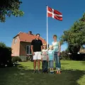 DanoMast flangstang med knop, line og lineholder