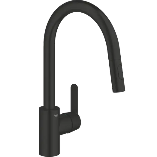 GROHE Get køkkenarmatur C-tud dual spray 9,5 L sort