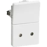 LK Fuga stikkontakt 1 1/2 modul hvid
