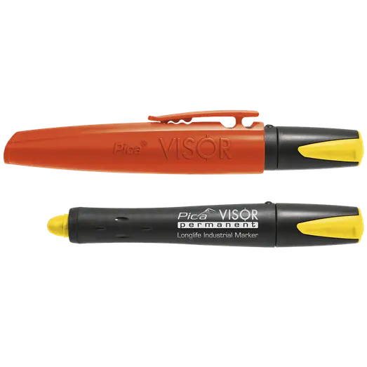 Pica visor permanent marker gul