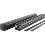 Kirkedal Alu design stolpe K100 80x80 mm længde 270 cm sort