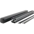 Kirkedal Alu design stolpe K100 80x80 mm længde 270 cm sort